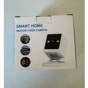 Smart Home Indoor Fixed Camera White Wi-Fi Motion Detection Night Vision